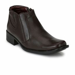 Mactree Men Brown Semi-Formal Slip-Ons-image-15