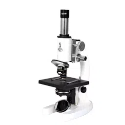 WKM White and Black Achromatic Student Monocular Microscope KT48-29