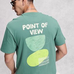 WROGN Graphic Printed Drop-Shoulder Sleeves Pure Cotton T-shirt-image-56