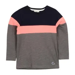 Cherry Crumble By Nitt Hyman Kids Multicolor Color Block T-Shirt-image-84