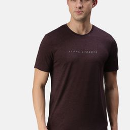 Macroman M-Series Men Brown Solid T-shirt-image-83