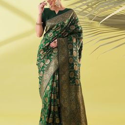 SILKWEAR Woven Design Zari Kanjeevaram Saree-image-95
