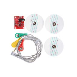INVENTO ECG Module AD8232 ECG Measurement Pulse Heart ECG Monitoring Sensor Module kit for R3 image 1