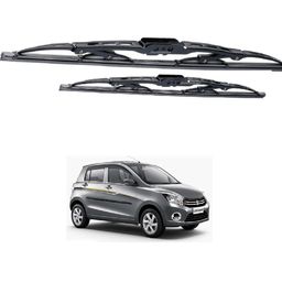 AutoClean Metal Frame Front Wiper Blade Suitable For Maruti Celerio (Set of 2 Pcs) image 1