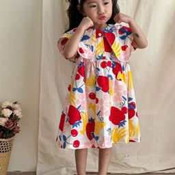 LULU & SKY Floral Print A-Line Dress-picture-54