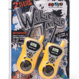 House of kids Walkie Talkie 2 Way Radio Toy- Yellow-image-29