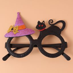 Cat Designed SHalloween Photo Props Sunglasses - Black-20