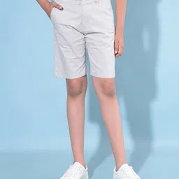 CRIMSOUNE CLUB  Solid Shorts - Beige-picture-0