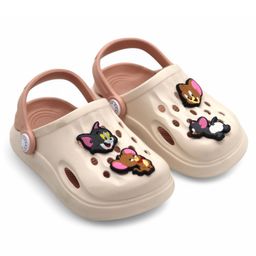 Svaar Warner Bros Featuring Tom & Jerry Jibbitz Applique Detailed Perforated Clogs - Brown-image-9