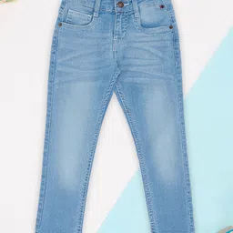 Pantaloons Junior Denim Mild Washed Jeans - Light Blue-picture-3
