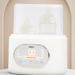 BAYBEE Duowarm 10-in-1 Bottle Warmer for Baby Milk & Food | Electric Double Bottle Sterilizer & Heater with LED Touch, Timer, Auto Shut-Off, Night Light | BPA-Free Baby Bottle Warmer-image-62