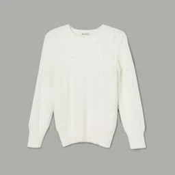 Fame Forever by Lifestyle Girls Cable Knit Pullover-picture-1