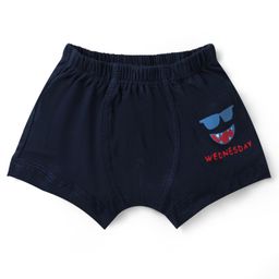 Simply Sinker Knit Trunks with Seven Weekdays Print Pack of 7 - Multicolor image 2