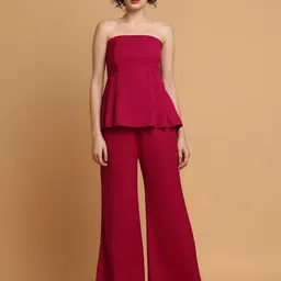 BLANC9 Off Shoulder Tube Top With Trousers Co-ords-47