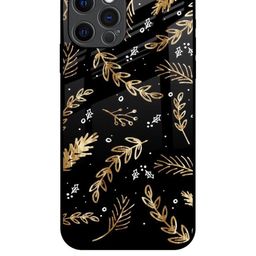 QRIOH Floral Printed iPhone 12 Pro Back Case Mobile Accessories-image-32