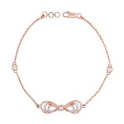 Malabar Gold & Diamonds 18k (750) BIS hallmark Rose Gold Bracelet for Women-image-8