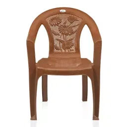 Nilkamal CHR 2060 Plastic Monobloc with Arm Chair, Pear Wood-picture-12