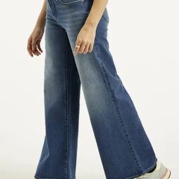Levi's Blue Flare Fit Jeans-picture-4