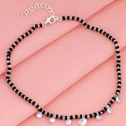GIVA 925 Sterling Silver Crystal Charm Anklets For Women-image-41