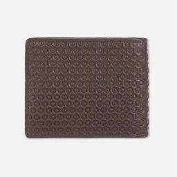 Allen Solly Men Brown Textured Leather Wallet image 3