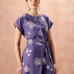 all about you Floral Printed Regular Pure Cotton Kurta & Palazzos-image-57