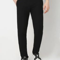 Underjeans By Spykar Black Cotton Blend Printed Trackpants-image-24