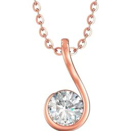 Joyalukkas 18k (750) Purity Rose Gold Whirlwind Diamond Pendent-picture-12