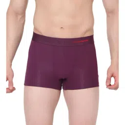 UnderJeans by Spykar Purple Regular Fit Trunks-image-13