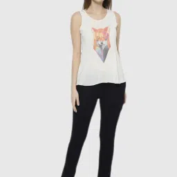 Vimal Jonney White Graphic Print Pajama Set-picture-20