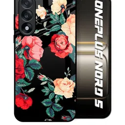 QRIOH Floral Printed OnePlus Nord 5 5G Back Case Mobile Accessories-picture-35