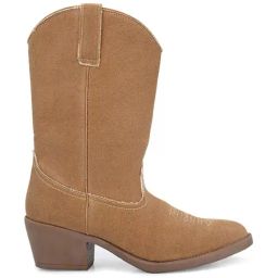 Carlo Romano Women's Tan Cowboy Boots-image-98