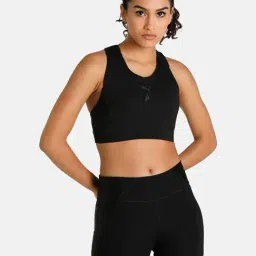 Puma Seasons Black High Impact Sports Bra-image-10