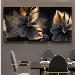 The Art House Abstract Multicolor Canvas Painting-34