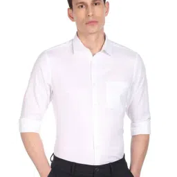 Arrow White Cotton Regular Fit Shirt-picture-16