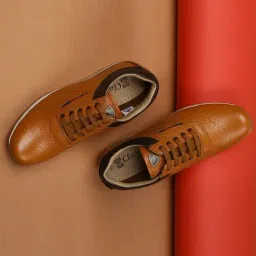 Red Chief Tan & Dark Brown Sneakers-image-38