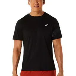 Asics Black Regular Fit Printed Sports T-Shirt-image-75