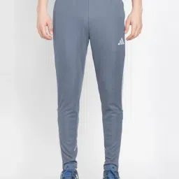 Adidas Grey Slim Fit Striped Trackpants-picture-30
