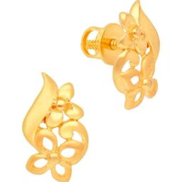 Malabar Gold and Diamonds 22k (916) BIS Hallmark Yellow Gold Earring For Women-picture-41