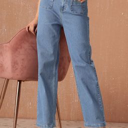 all about you Women Straight Fit High-Rise Stretchable Jeans-image-97
