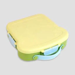 Little Surprise Box Pastel Mint Bread Slice Fun Themed Kids Lunch Box-10