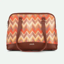 ZOUK Tidal Wave Printed Tote Handbag image 3