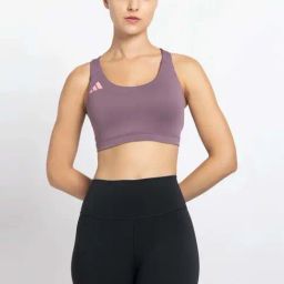adidas Purple Printed Sports Bra-image-45