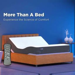 The Sleep Company Elev8 King Size Smart Recliner Bed Base with Denver Brown Frame & Massager Mode-image-38