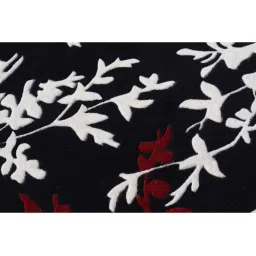 Presto Red & Black Wool Hand Tufted Carpet image 3