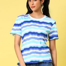 V-Mart Printed Short Sleeves Round Neck T-shirt-picture-38