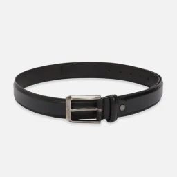 Peter England Black Leather Waist Belt for Men-image-58