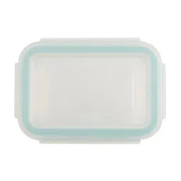 NATURALLY YOURS Transparent Glass Rectangle Container With Pp Lid 180 ml image 3