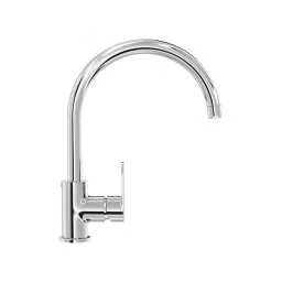 Cera Curve Single Sink Mixer With 235 mm (9 inch) Long Swivel Spout And 450 mm Long Braided Conection Pipe, F1023551 image 2