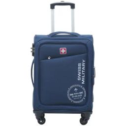 Swiss Military Navy 4 Wheels Small Carry-On Luggage-48