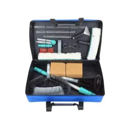 Roots Glass Clean Kit Black & Blue Plastic Rectangular, TTKIT00077-13